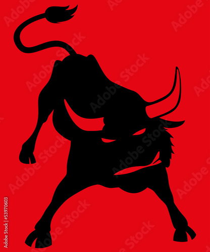 Black bull.