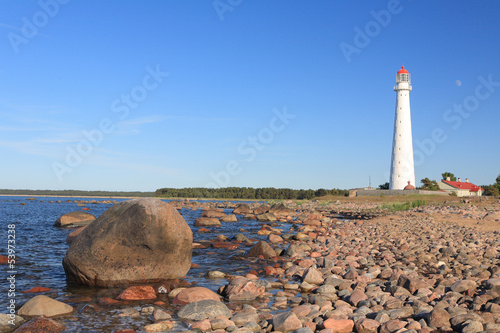 Tahkuna lighthouse, Hiiumaa island, Estonia photo