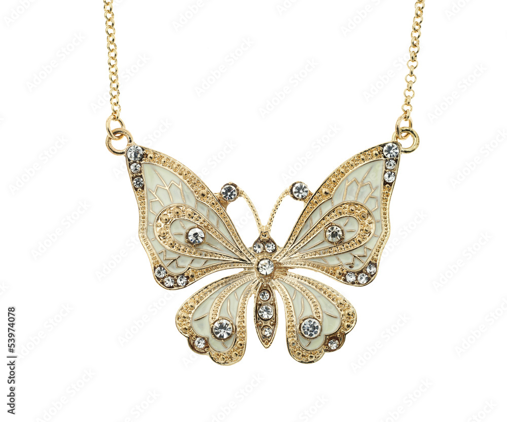 Fototapeta premium Butterfly Necklace