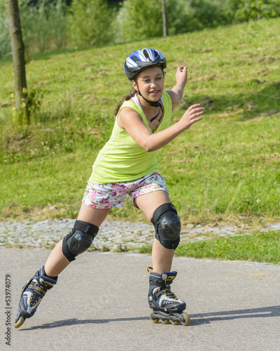Obraz na płótnie dynamisch Inline-Skaten