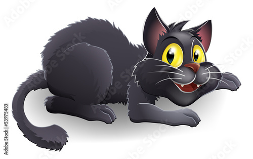 Cartoon Black Cat