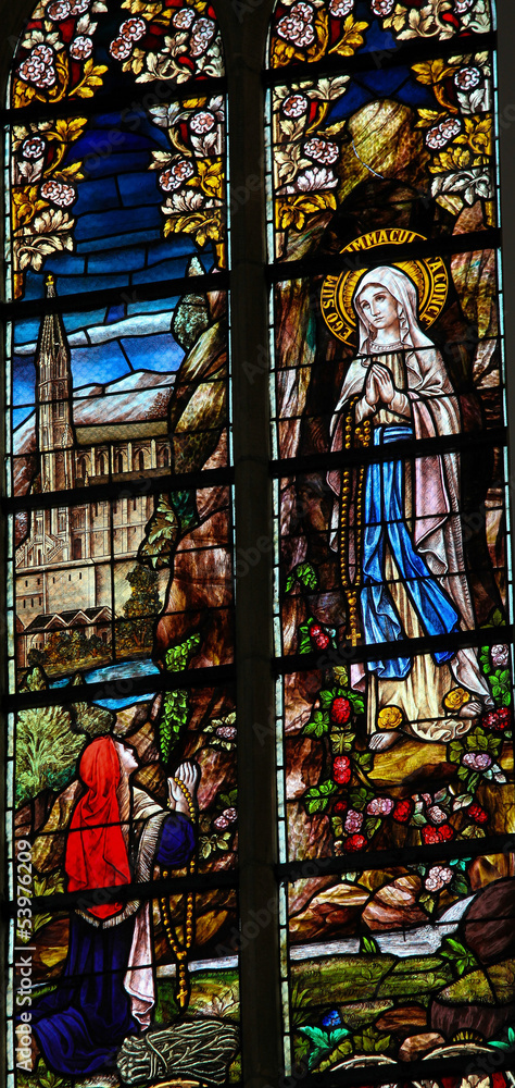 Our Lady of Lourdes - Stained Glass