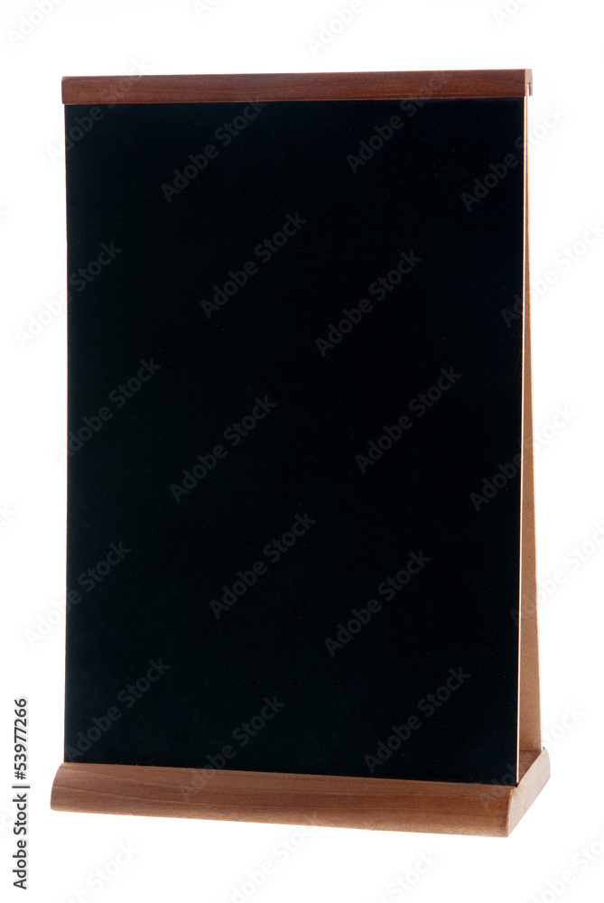 Empty people stopper (board) isolated on white Empty people stopper (board) isolated on white