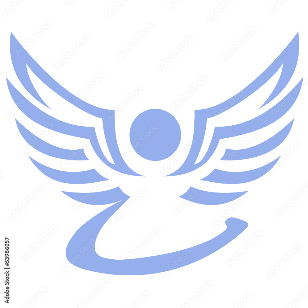Engel als Logo Adobe Stock