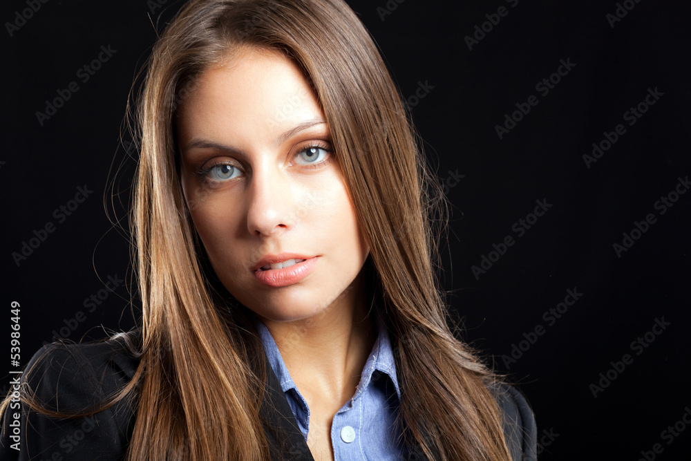 Beautiful woman looking at the camera Beautiful woman looking at the camera
