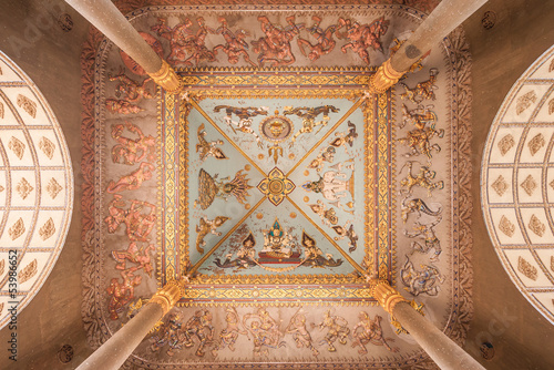 Ceiling of Laos Victory Gate (Patuxai)
