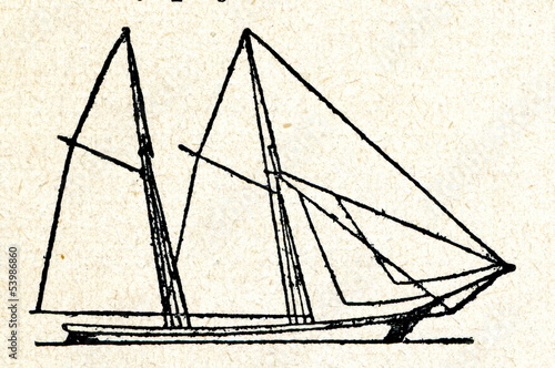 Photos The gaff-rigged schooner