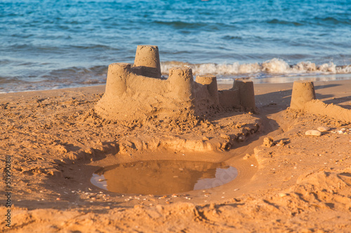 Sandcastle - concept of making save building