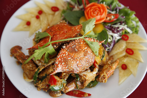 Authentic thai cuisine with decoration and flavour.