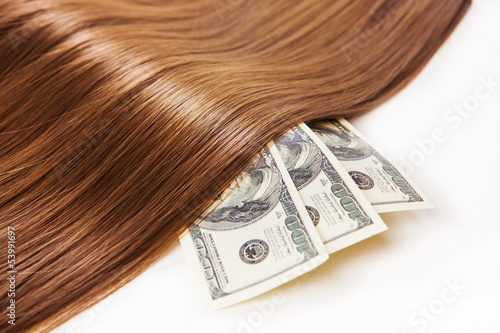 hair on the money