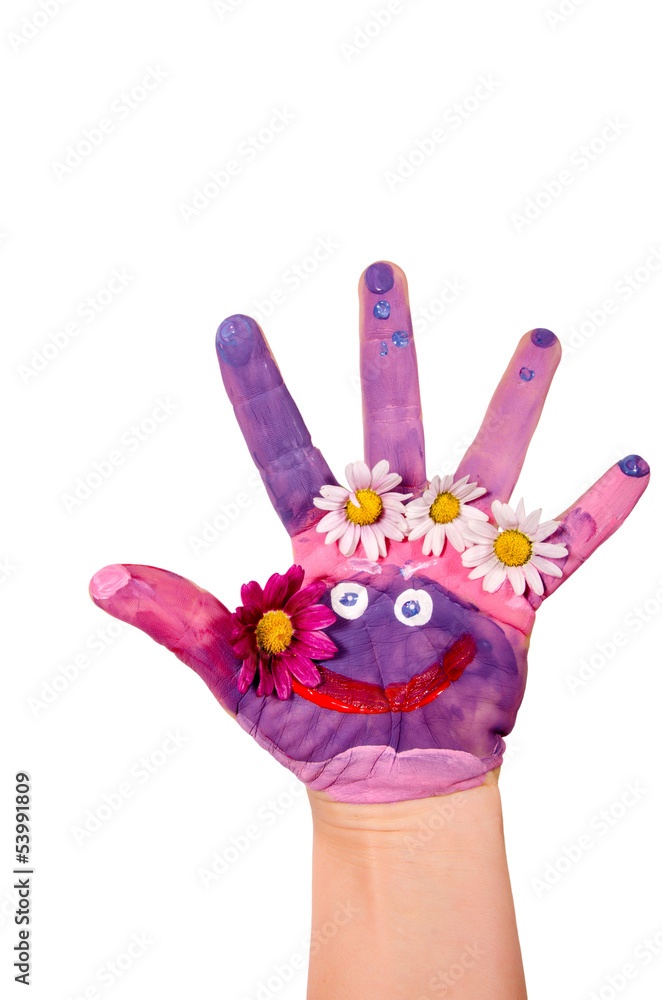 Fototapeta premium Lachende Hand