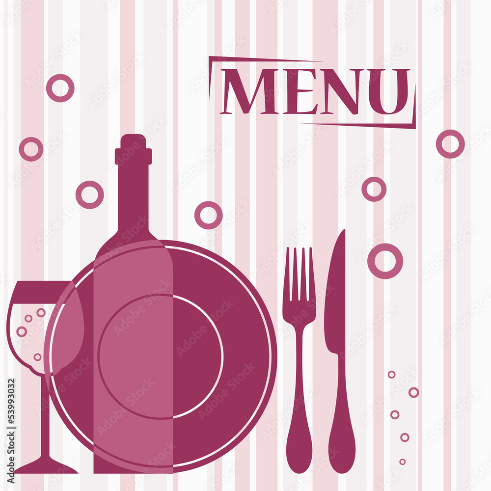 Purple background for cafe menu design Stock Vector | Adobe Stock