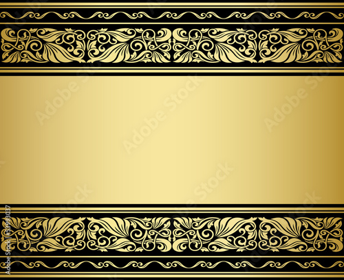 Gilded ornmaments and patterns
