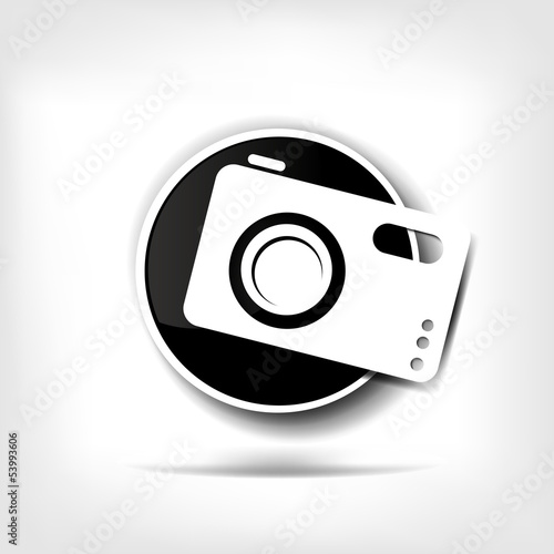 Photo camera web icon