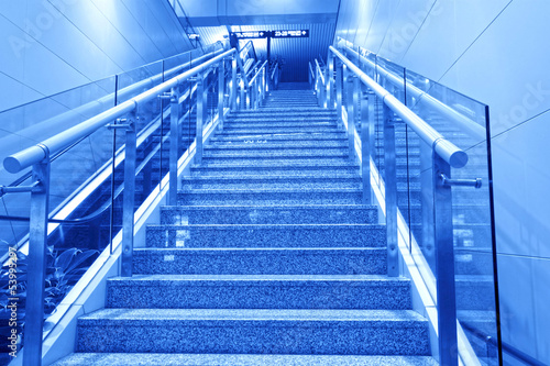 stairs in the airport lounge hall