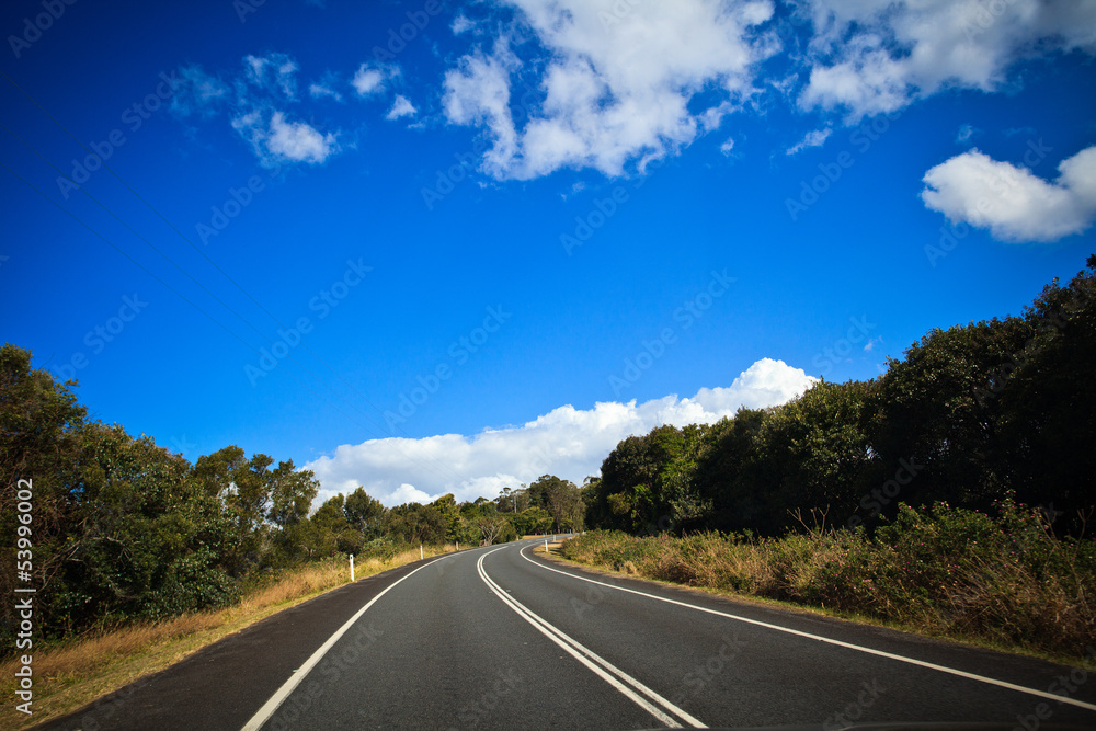 Australian mountain road