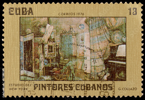 Postage stamp photo