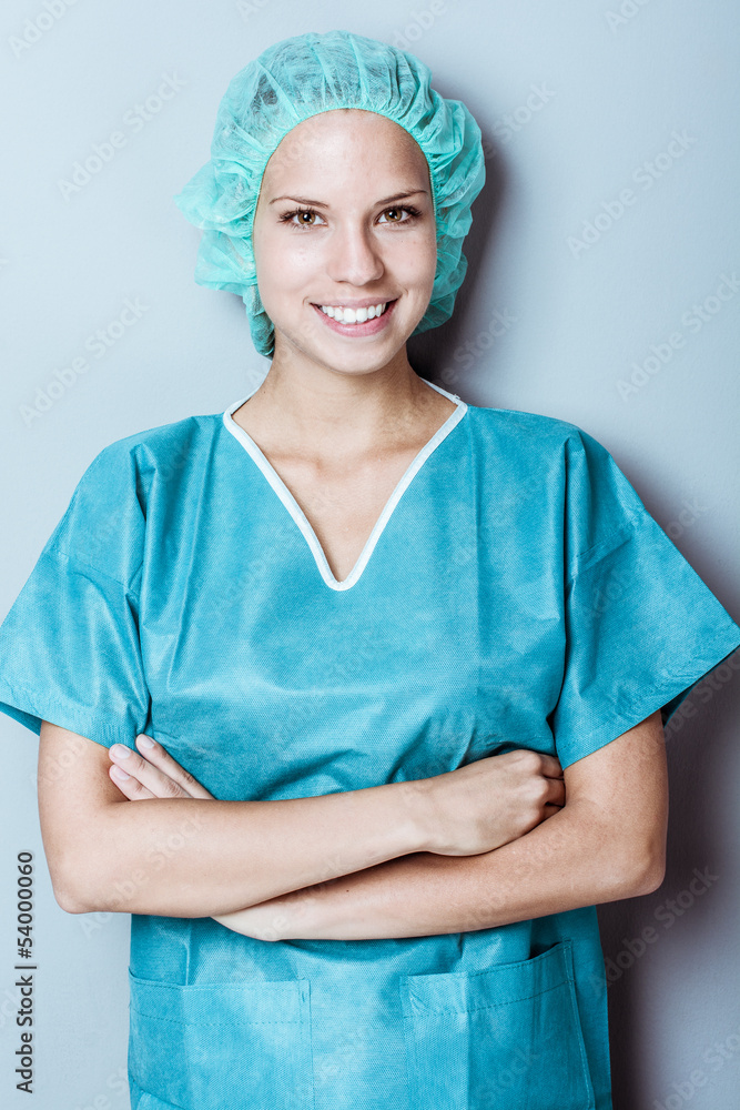 Friendly Smiling Nurse Friendly Smiling Nurse