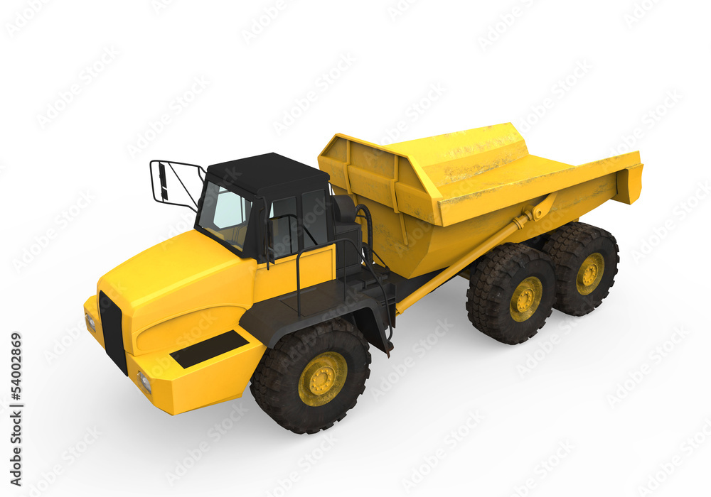 Dump Truck Isolated Dump Truck Isolated