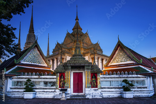 Wat Pho temple, No. 1 attractions in Bangkok, Thailand.