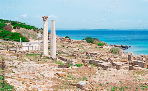 ruins by the sea