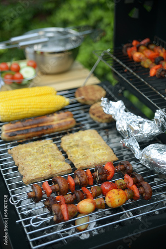 Vegetarisches Grillen photo