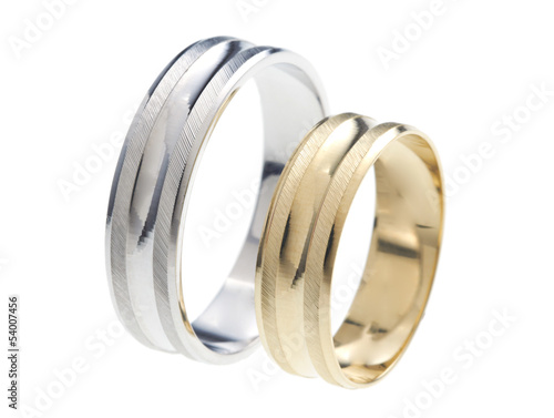 Wedding rings isolated