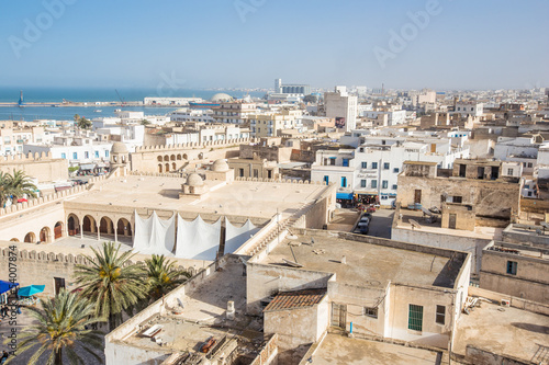old houses in medina in Sousse, Tunisia