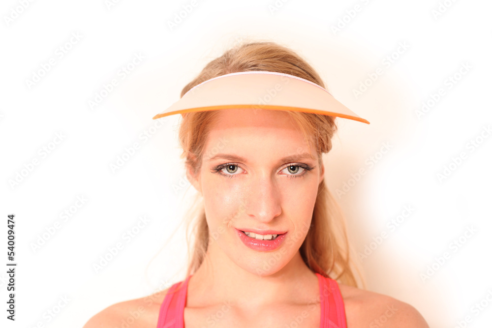 sommerliche Sportlerin Portrait