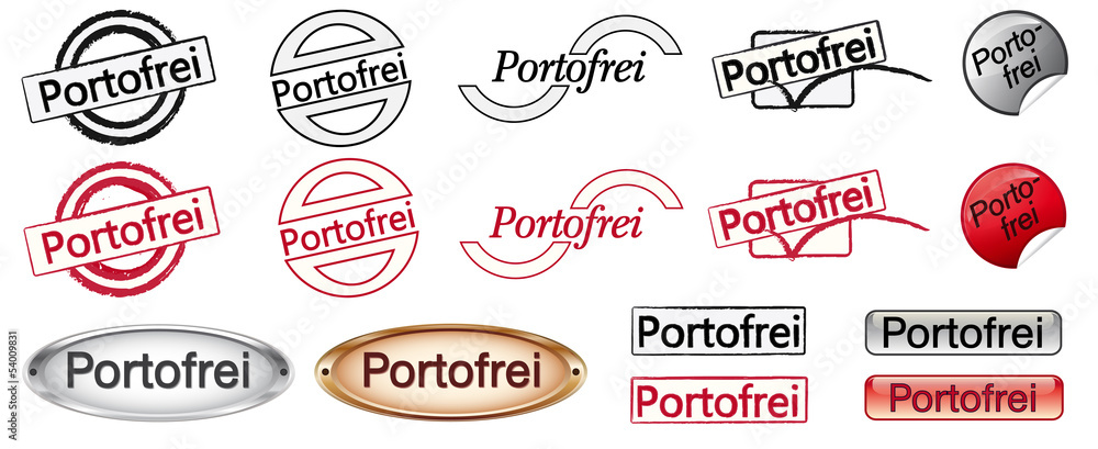Obraz premium Buttonset Portofrei