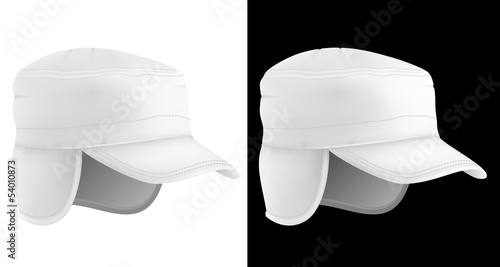 Blank warm hat for autumn and winter