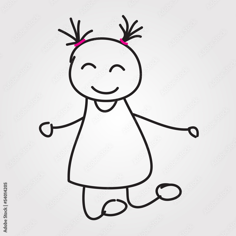 children vector hand drawn children vector hand drawn