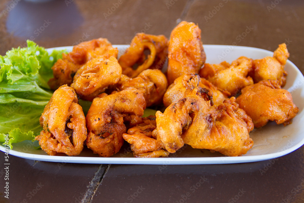 Octopus Deep fried Octopus Deep fried