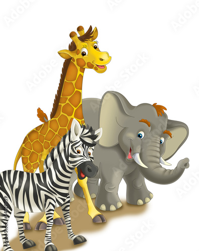 Cartoon safari - illustration for the children © agaes8080