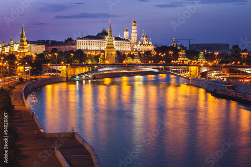 Moscow Kremlin in Twilight