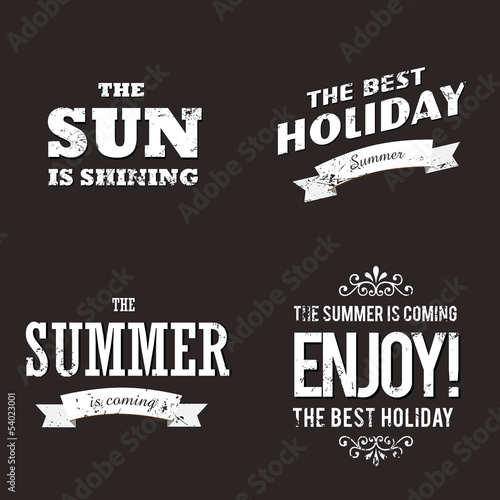 Cadres vintage Vacances
