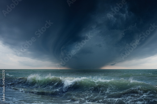 Fototapeta Naklejka Na Ścianę i Meble -  Stormy sea