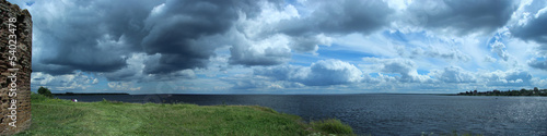 Панорама на Ладожском озере