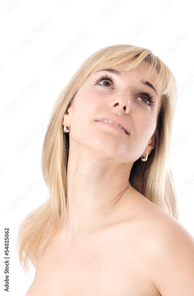 Beautiful woman face Beautiful woman face