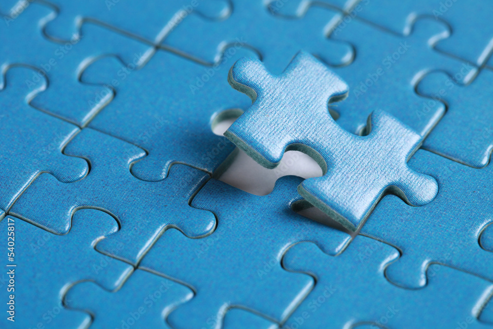 Das letzte fehlende Stück in einem Puzzle Das letzte fehlende Stück in einem Puzzle
