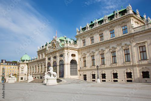 Vienna - Belvedere palace in morning light