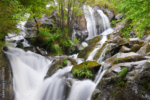 San Paio Waterfall. Carballo, A Coruña, Spain