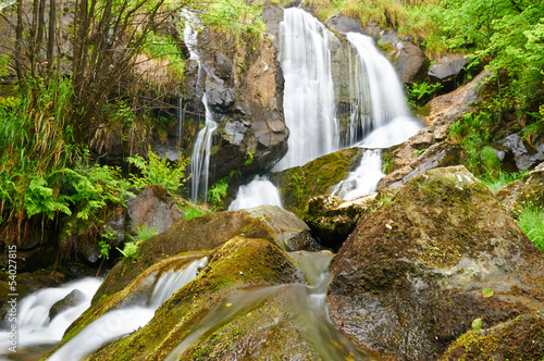 San Paio Waterfall. Carballo, A Coruña, Spain