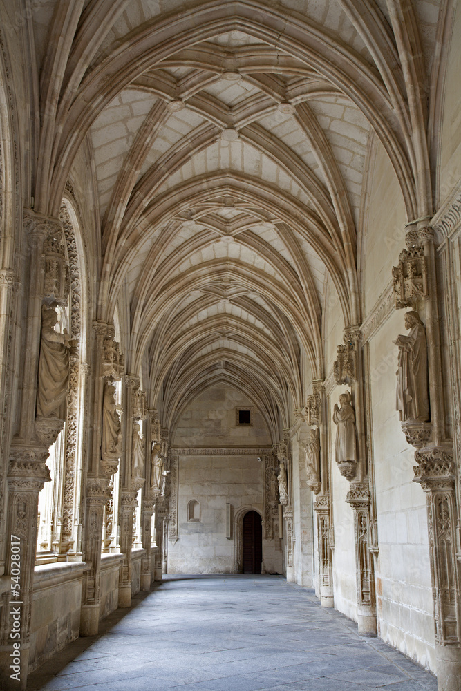 Toledo - Gothic atrium of Monasterio San Juan de los Reyes