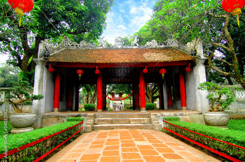The Temple of Literature in HaNoi, Vietnam