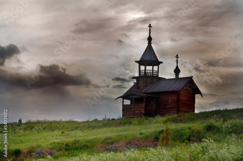 Wooden churche Kizhi Island, Karelia