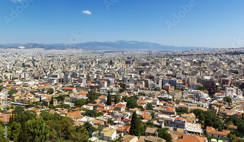 Fototapeta Naklejka Na Ścianę i Meble -  view of Athens from the Acropolis