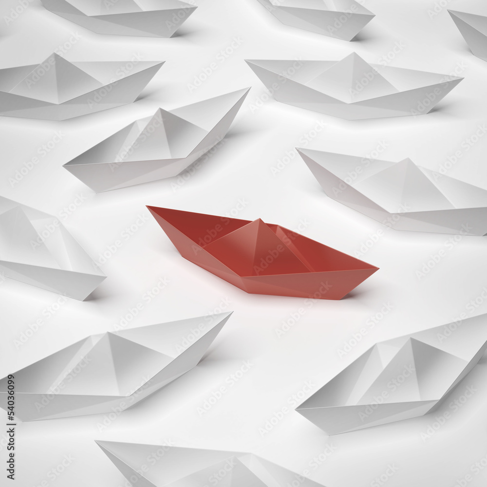 red paper boat red paper boat