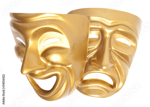 theatrical mask isolated