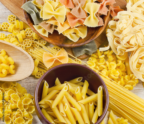 assortment of pasta photo